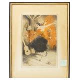 Louis Icart (1888-1950) original etching c. 1929