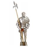 Victoria (1837-1901) Jousting Armor with halberd