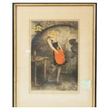 Louis Icart (1888-1950) original etching c. 1929