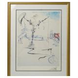 Salvador Dali limited edition 1966 lithograph
