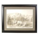 Douglas Parshall mixed media drawing