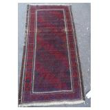 Antique Beluch rug with  Diamond design -