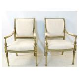 Pair Louis XVI French chairs