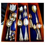 Antique Sterling Silver Serving pieces and salts