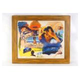 Jenks mixed media painting 1945