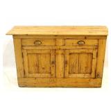 Antique early American pine sideboard