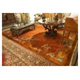 Chinese Nichols Rug Orange Ground