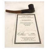Early 18/19th C. Native American wood & clay pipe