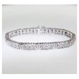 18kt White gold Diamond bracelet