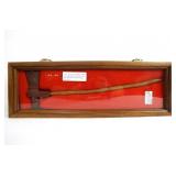 Cased Catlin pipe with wood stem