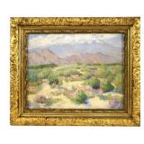 Maurice Braun oil on board desert landscape