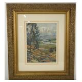 Carl Oscar Borg Gouache