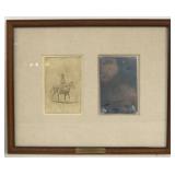 Edward Borein (1873-1945) zinc plate & etching