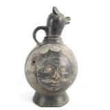 Pre Colombian Chimu Animal Spaniard Vessel