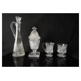 Irish crystal - decanter, candy dish, vase etc...