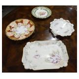 Collection of Four  Antique Limoges China Plates