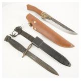 MI0 knife plus Chinese fighting knife