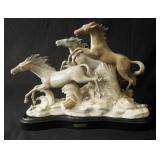 Mediflor Valencia Porcelain Figural Horse Group