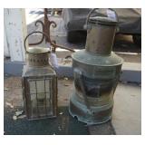 2 Brass lanterns