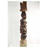 "Yoruba" Wood Carved Polychrome 5