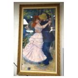 August Renoir life size print "Dance at Bougiva"