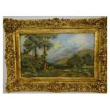 Carl Oscar Borg oil on board