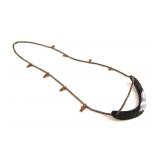 Rare Colima necklace w obsidian pendant