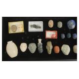 Collection Miniature Carved Egyptian Scarabs