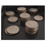31 Kennedy  .50 cent coins 1969-1980
