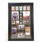 Rat Pack Framed Presentation, signatures 25K Chip