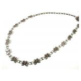 Inlaid butterfly belt - turq., coral, M.O.Pearl