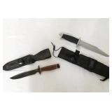 Two Survival Knives Gerber and SOG