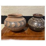 Mariano Chavarria and Lidia Lucero Vases