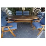 "Eden" Danske Mobler Teak patio table &  6 chairs