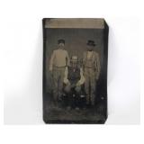 Jesse, Frank James &  Dr Samuel Roberts Tintype