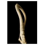 African carved bone sculpture