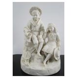 An Antique Bisque Figural Scene of Children