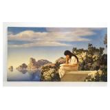 Clifford Vincent  Parrish style landscape