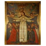18th - 19th cent Spanish Colonial painting