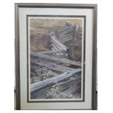 Carl Breuders "The Balance Of Nature" Lithograph