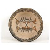 Pueblo Painted Terra Cotta Bowl