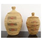 North West Coast Lidded baskets