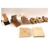 Ancient Earthenware Egyptian/Asia Minor + Fossils