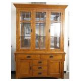 Arts n Crafts china cabinet and Server