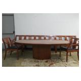 9pc "Lotos" Modern dinning room set