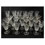Crystal Stemware set - 24 pc