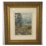 Carl Oscar Borg Gouache