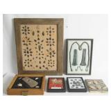 Native American points beads, axe heads & fossils