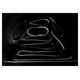 Herringbone sterling silver necklaces & bracelet