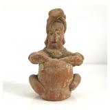 Colima Terra Cotta seated  drummer figure